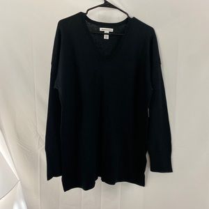 Amazon essential black v neck cardigan sweater